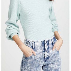 Line + Dot Mint Green Sweater